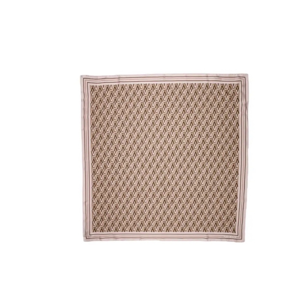 Aman printed silk scarf